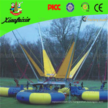 Inflatable Round Outdoor Bungee on Trailer